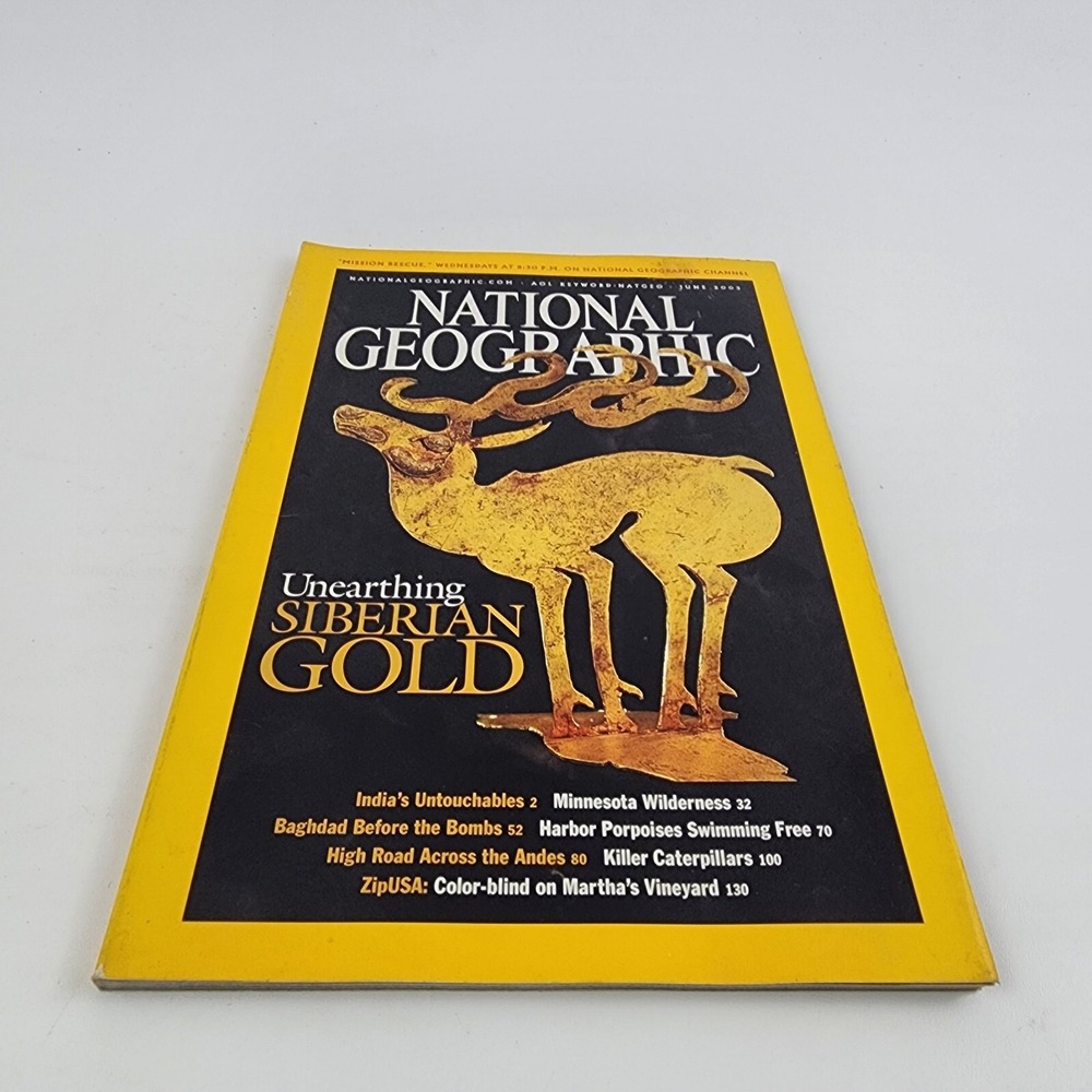 National Geographic Magazine June 2003 No Insert